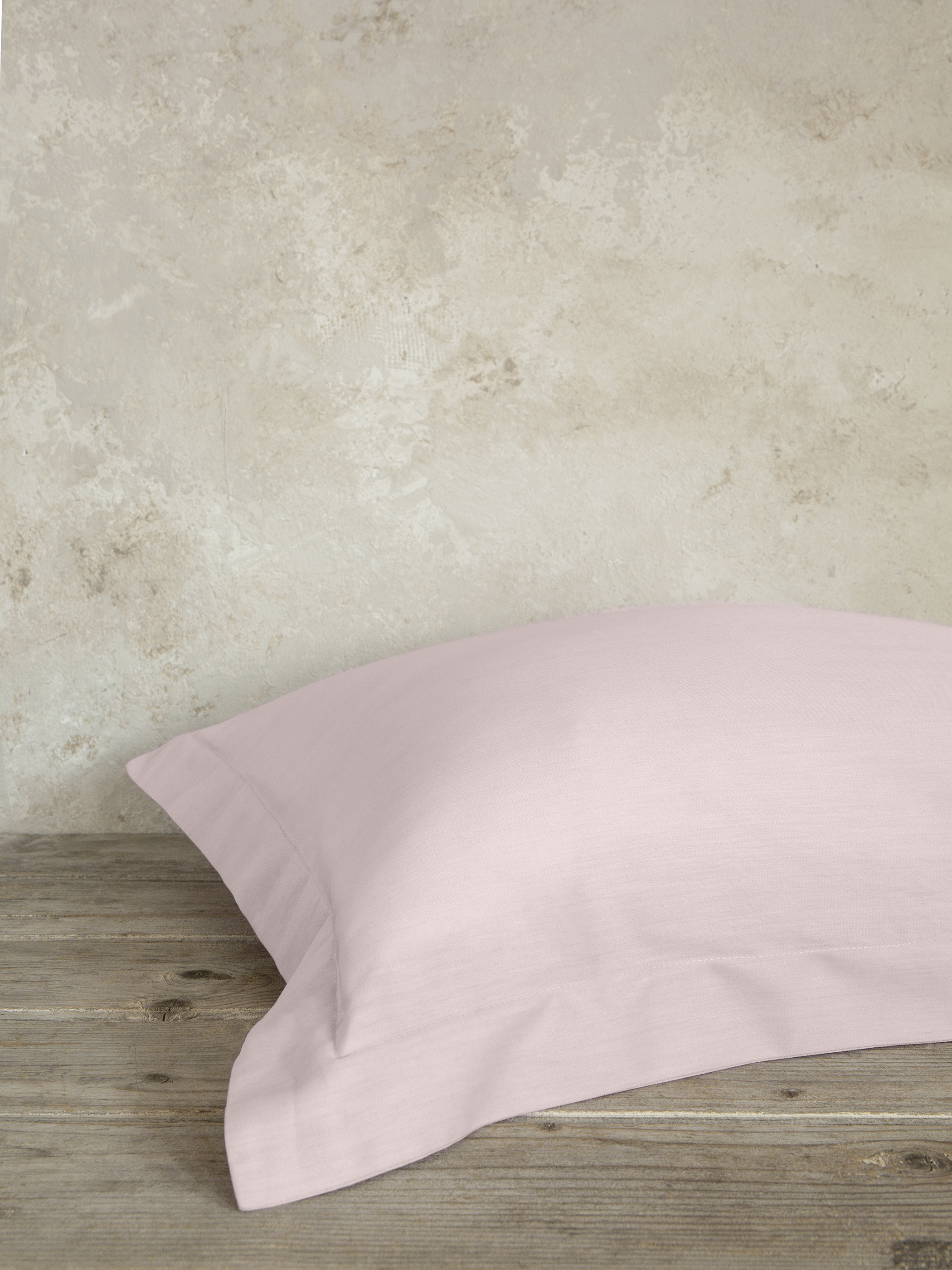 Μαξιλαροθήκες Ύπνου Oxford 52x72+5 Nima Superior Satin Smoked Rose Ρόζ